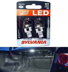 Sylvania ZEVO LED Light 921 White 6000K Two Bulbs Interior Cargo Trunk Stock Fit - Picture 1 of 11