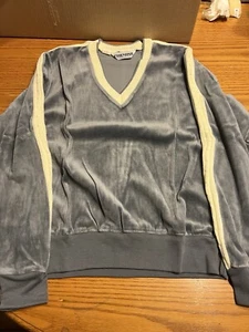 Vintage Men’s L Chemise by Kennington Velour Pull Over Sweater - Picture 1 of 5