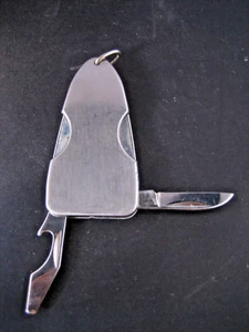 Vintage miniature metal pocketknife and bottle opener - Picture 1 of 4