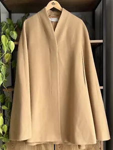 Hobbs Aurora Cape Size M UK 12 14 Camel Wool Cashmere Long Hardly Worn - Picture 1 of 10
