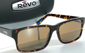 NEU * Revo FINLEY Sonnenbrille Schildpatt mit POLARISIERTEN braunen Gläsern 1112 02 BR - Bild 1 von 12
