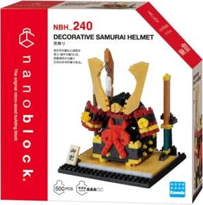 Kawada Nanoblock NBH_240 Decorate Samurai Helmet 500pcs From Japan - Picture 1 of 5