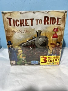 Days of Wonder Ticket To Ride by Alan R. Moon Train Adventure Board Game - Picture 1 of 6