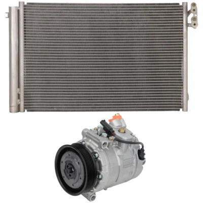 Condenser & Compressor Cooling Kit For 2006 BMW 325xi 328i 2008-13 M3 3.0L 4.0L Foto 1 de 4