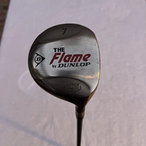 The Flame By Dunlop 7 Fairway Wood Hyper Stainless Mid-Firm Graphite Shaft R/H - Picture 1 of 15
