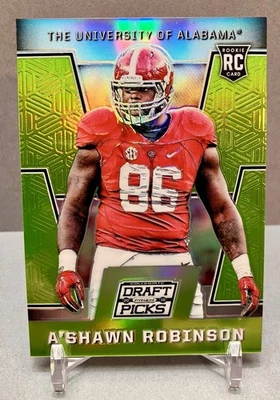 2016 A'SHAWN ROBINSON Prizm Collegiate Draft Picks RC /5 Card# 175 - Image 1 of 2