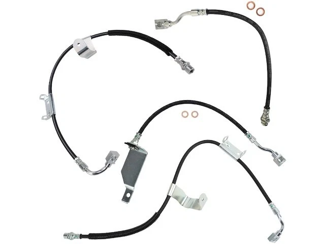 Juego de mangueras de freno delanteras y traseras para Chevy Silverado 2500 HD 2005 2004-2006 YS726QD Foto 1 de 1