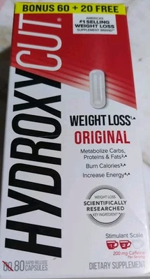Hydroxycut Pérdida de Peso 80 Cápsulas Píldoras de Energía Tabletas Fórmula Ori Ginal Comprar Foto 1 de 4