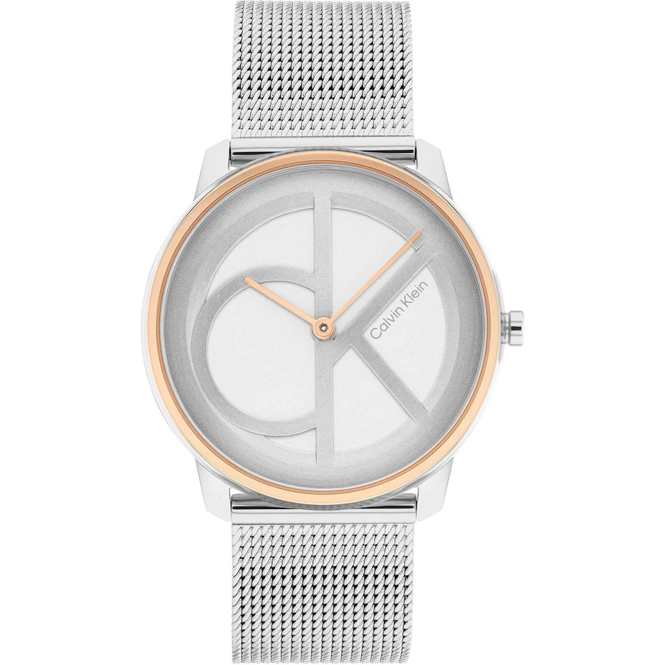 Orologio Donna CK CALVIN KLEIN ICONIC 25200033 Acciaio Mesh Rosè - Immagine 1 di 1