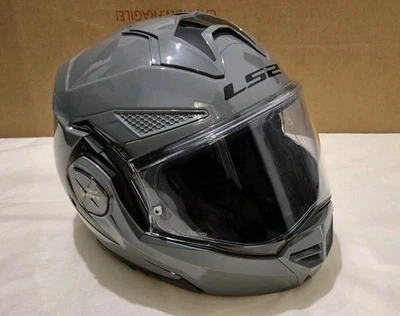 CASCO MOTO LS2 FF901 ADVANCE X MODULAR ABATIBLE FRONTAL CARA COMPLETA USADO - Imagen 1 de 4