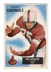 1955 Bowman Football Max Boydston # 18 sehr guter Zustand - Bild 1 von 1