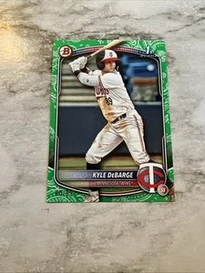 2025 Bowman Kyle DeBarge #BP-139 Green Pattern /99 - Picture 1 of 2