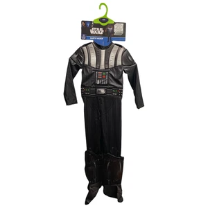 Jazwares Child Star Wars Darth Vader Costume with Jumpsuit, Cape, Mask, & - Picture 1 of 4