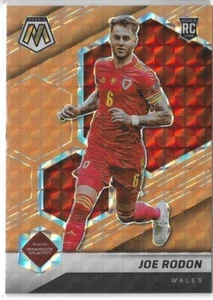 2021 Mosaic FIFA Road to World Cup Orange Fluorescent Prizm Joe Rodon Rookie RC - Picture 1 of 3