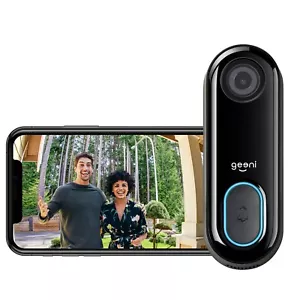 Geeni 1080p Wired Video Doorbell with Voice Control Existing Doorbell Required - Picture 1 of 11