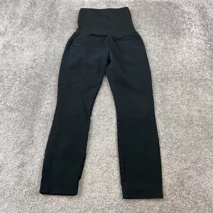Gap Maternity Bi-Stretch Ultra Skinny Jeans Women's 00 Ankle Black Pull-On - Picture 1 of 11