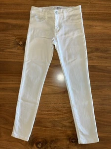 Polo Ralph Lauren Girls 6x White Denim Jean Legging Adjustable Waist $60 - Picture 1 of 9