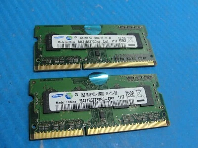 MacBook Pro A1278 Samsung RAM Memory 4GB 2x2GB PC3-10600S M471B5773DH0-CH9 - Image 1 of 4