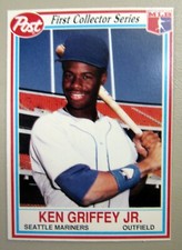 Ken Griffey Jr Card 1990 Post #23 Baseball Card
