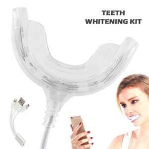 Zahnaufhellung Lampe Bleaching LED Zahnweiß Kit Gel Set ZahnBleaching NEU - Bild 1 von 11