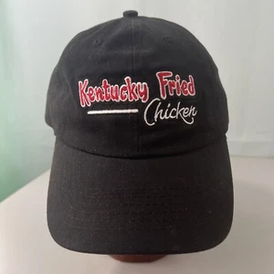 KFC Hat Kentucky Fried Chicken Hat Black Adjustable Adult OSFA Black Cap Hat - Picture 1 of 10