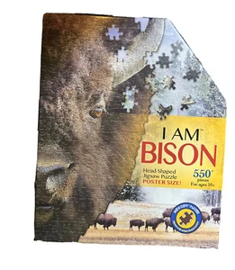 Madd Capp Ich bin Bison Formpuzzle 550+ Teile American Buffalo Poster EUC - Bild 1 von 5