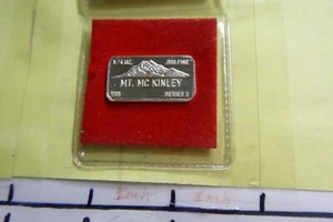 MT. MCKINLEY DALL SHEEP 1/4 OZ KFC 1981 SERIES 3 RARE 999 SILVER BAR COA 2MSO - Bild 1 von 4