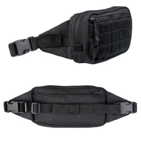 MIL-TEC MARSUPIO BORSA BORSETTO SACCA NERO BAGAGLIO VIAGGIO JOGGING 13512502 - Foto 1 di 8
