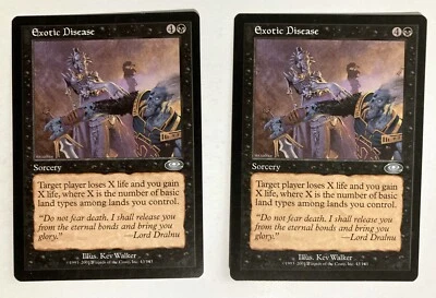 Exotic Disease (2) Planeshift NM MTG Magic the Gathering - Image 1 of 2
