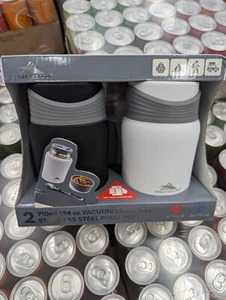Paquete de 2 frascos de comida de acero inoxidable con aislamiento al vacío High Sierra de 24 OZ cada uno CAJA NUEVA - Imagen 1 de 3