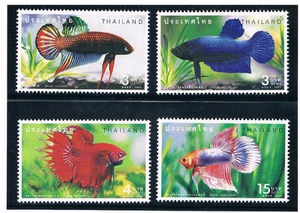 THAILAND 2002 Fighting Fish (Fauna) CV $3.00 - Picture 1 of 1