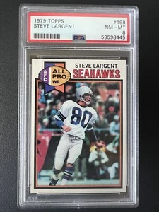 Steve Largent 1979 Topps #198 PSA 8 Seahawks - Picture 1 of 2