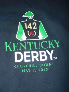 Vtg Kentucky Derby Sweatshirt Crewneck 2016 Churchill Downs Horse Race Med M 142 - Picture 1 of 4