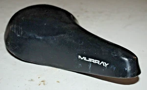 Vintage Murray Hybrid Bike Saddle Black 250x150mm Touring Road Fast USA Shipper - Picture 1 of 7