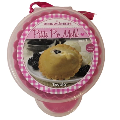 Molde para tartas Tovolo Petite en forma de corazón, tartas de mano en miniatura, amor, cortador de crimpado Foto 1 de 4