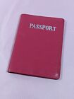 Raspberry coloured passport wallet (EXCELLENT CONDITION)