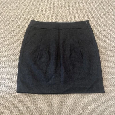 Esprit Wool Mini Skirt Size 8 Bnwot Great Pin Stripe Fabric Lined - Image 1 of 4