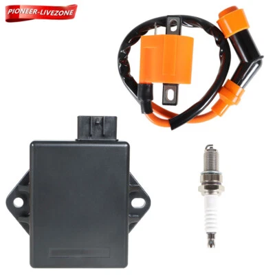 For Polaris Trail Boss 325 2000-02 3086484 Ignition Coil Spark Plug CDI 3086464 - Image 1 of 4