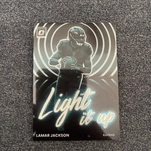 2022 Panini Donruss Optic Light It Up #LU-1 Lamar Jackson - Picture 1 of 3