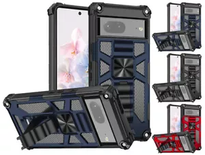 for Google Pixel 7/ 7 Pro 2022 Case Tactical Ring Stand Armor Cover+Prytool - Picture 1 of 20