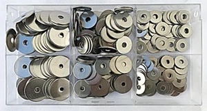Assortimento dischi carrozzeria M6 acciaio inox V2A 140 pezzi - Foto 1 di 1