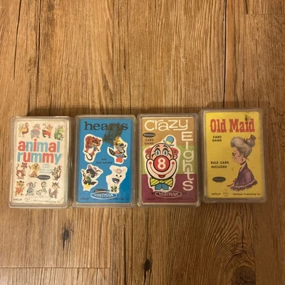Tarjetas de juego infantiles Whitman vintage años 60 - 4 juegos completos - buen estado Foto 1 de 4