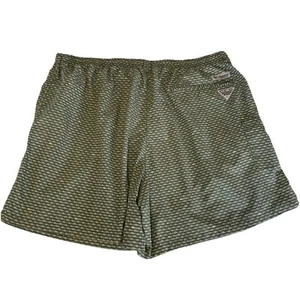 Columbia PFG Fishing Shorts Swim Suit Men’s XXL Green No Lining Mesh Pockets - Picture 1 of 13
