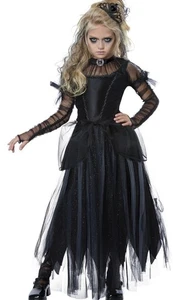 Disfraz California Princesa Oscura Niño Hechicera Vestido Vampiro Mediano 8-10 #493 - Imagen 1 de 1