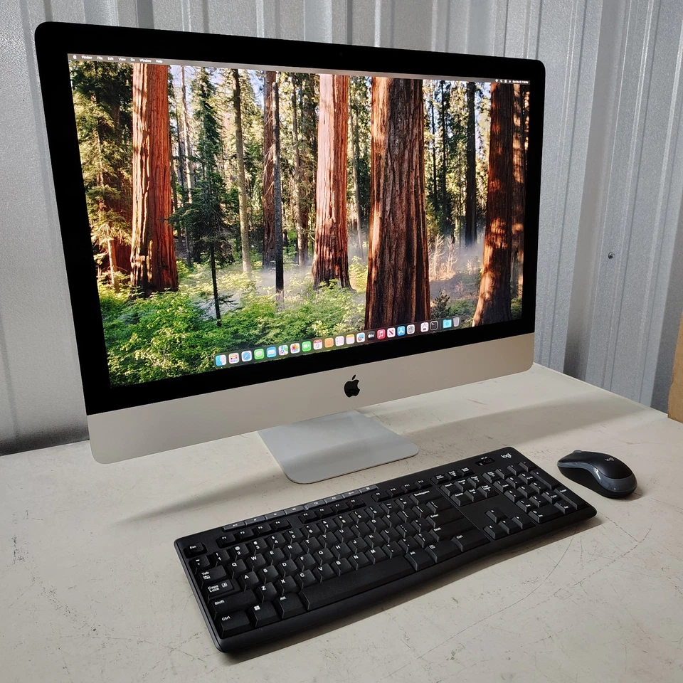 Apple iMac 27" 5K Retina 1TB MacOS Sequioa 16GB RAM Intel i5 AMD Radeon R9 M390 - Image 1 of 4