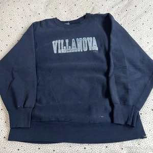 Vintage 1984 Champion Villanova University Reverse Weave Warmup Sweatshirt XL - Picture 1 of 8