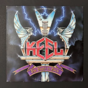 KEEL The Right to Rock Original Vinyl Record Album 1985 First Pressing NM A&M - Imagen 1 de 2