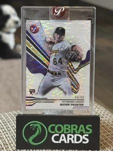 2024 Topps Pristine Encased Purple Refractor Quinn Priester # 88/99 RC - Picture 1 of 2