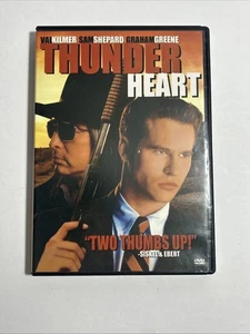 Thunderheart (DVD, 1992) Val Kilmer, Sam Shepard ~ Rare ~ Oop ~ VGC - Picture 1 of 4