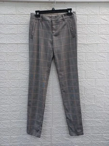 Pre-Owned Gucci Crest Logo Gray Plaid Trousers Circa 2010's Size 40 - Picture 1 of 9